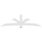 Ekena Millwork Davenport Architectural Grade PVC Gable Bracket, 108"W x 31 1/2"H x 2"D x 6"F, 7/12 Pitch GBP108X32X0206DAV00 - alternate 3